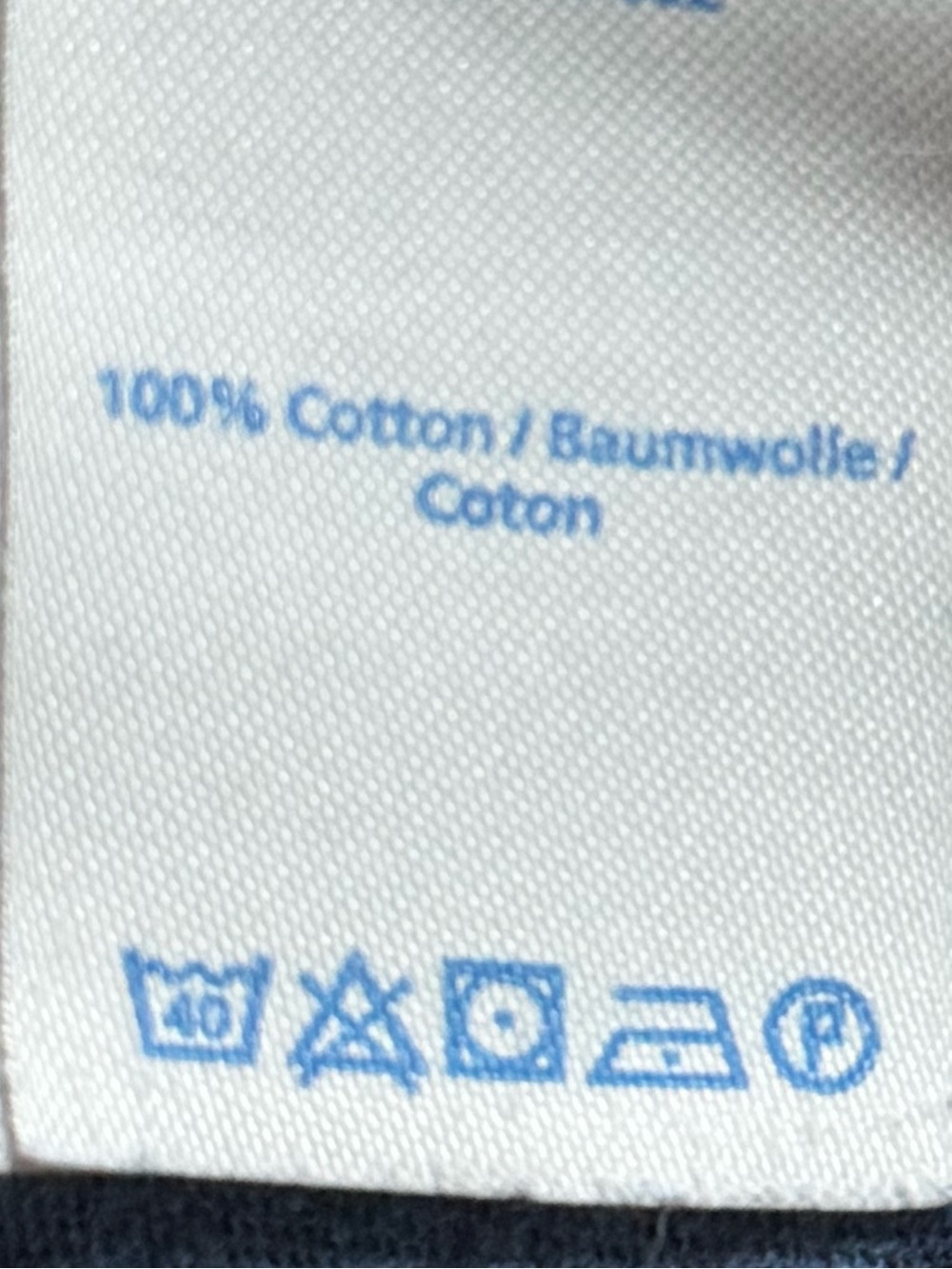 Boden 100% Cotton Dress Blue Two Tone Color Cottagecore Casual Summer Dress 4L - Picture 7 of 7